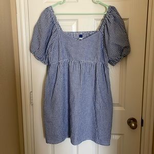 L Gingham Old Navy Dress